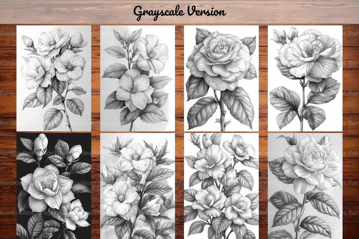 Flower Gardenias Coloring Books - CraftNest