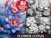 Flower Lotus Coloring Books