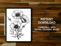 Flower Marigolds Coloring Books - CraftNest