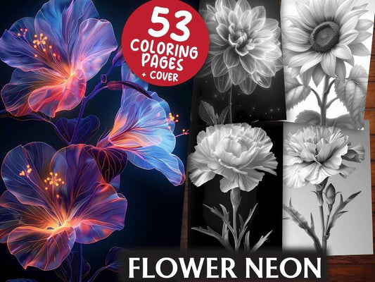 Flower Coloring Books | Craftnest Downloads