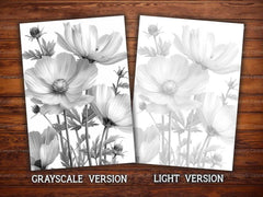 Flower Pastel Coloring Books - CraftNest