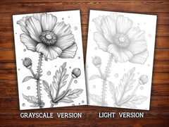 Flower Steampunk Coloring Books - CraftNest