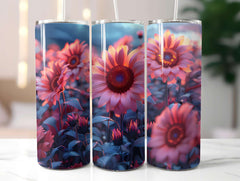 Flower Summer 1 Tumbler Wrap - CraftNest - Digital Crafting and Art