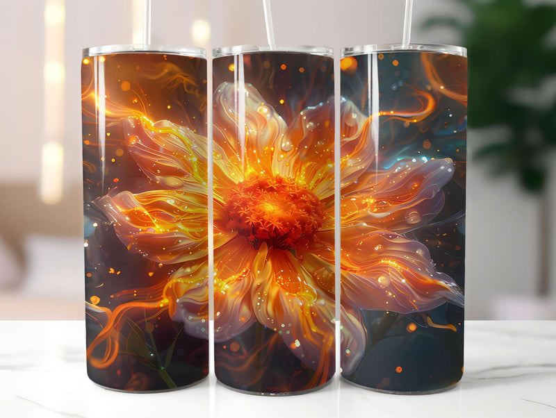 Flower Summer 5 Tumbler Wrap - CraftNest - Digital Crafting and Art