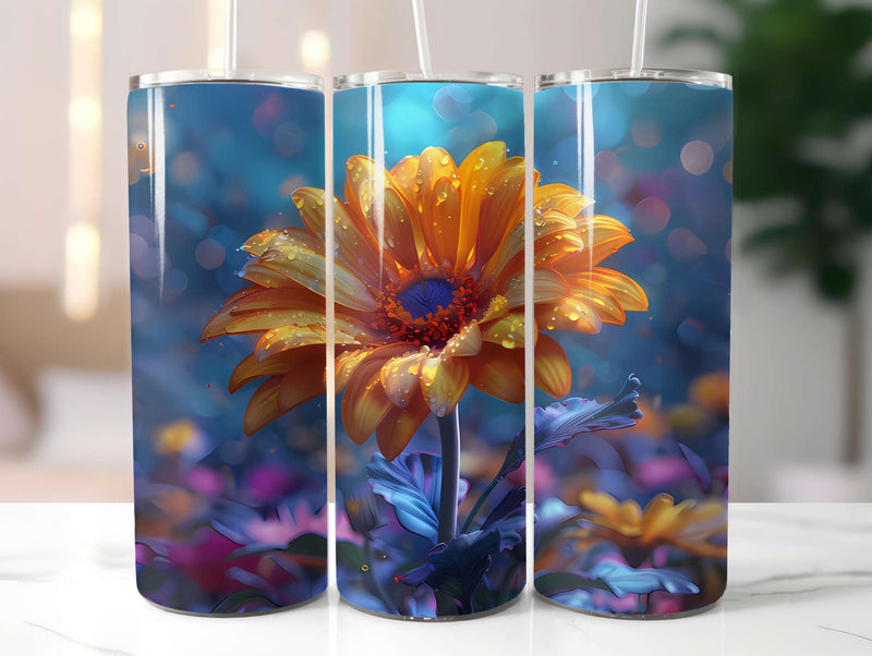 Flower Summer 1 Tumbler Wrap - CraftNest - Digital Crafting and Art