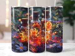 Flower Summer 4 Tumbler Wrap - CraftNest - Digital Crafting and Art