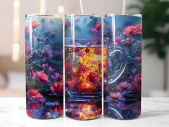 Flower Summer 5 Tumbler Wrap - CraftNest - Digital Crafting and Art