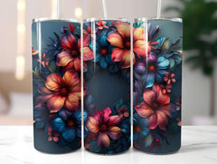 Flower Summer 1 Tumbler Wrap - CraftNest - Digital Crafting and Art