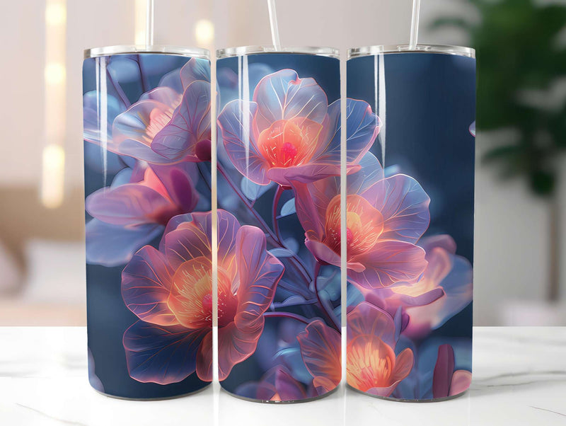 Flower Summer 5 Tumbler Wrap - CraftNest - Digital Crafting and Art