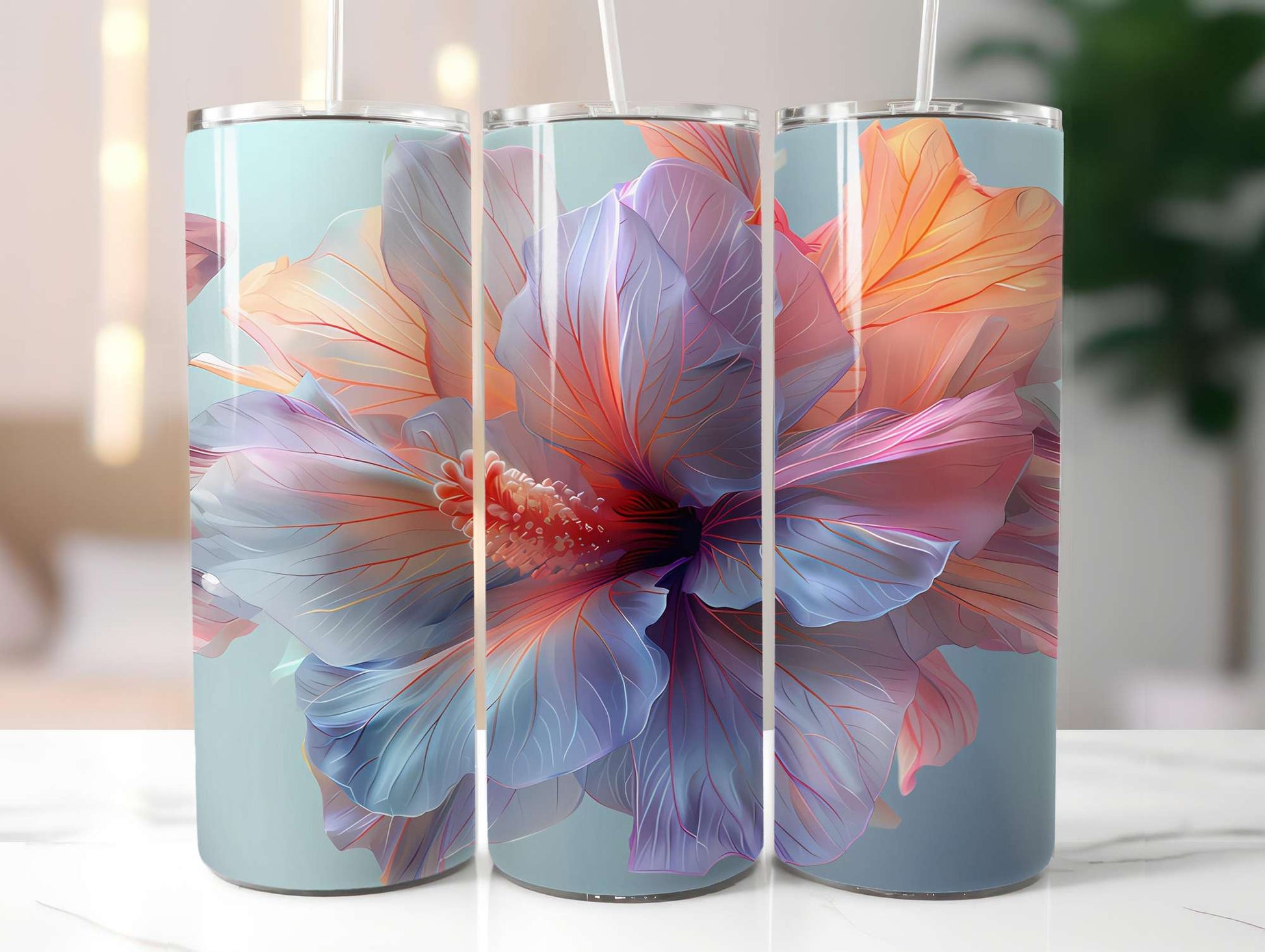 Flower Summer 1 Tumbler Wrap - CraftNest - Digital Crafting and Art