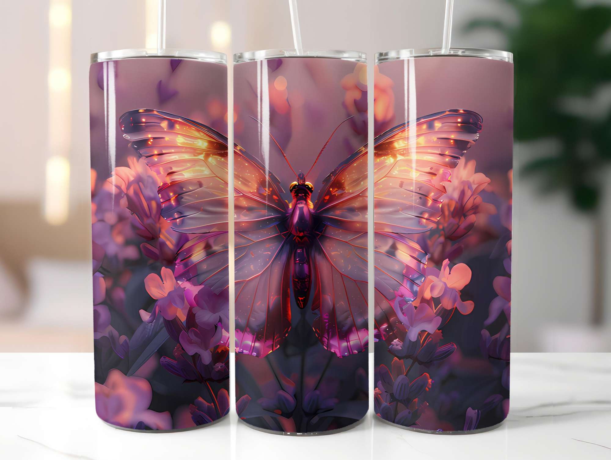 Flower Summer 2 Tumbler Wrap - CraftNest - Digital Crafting and Art