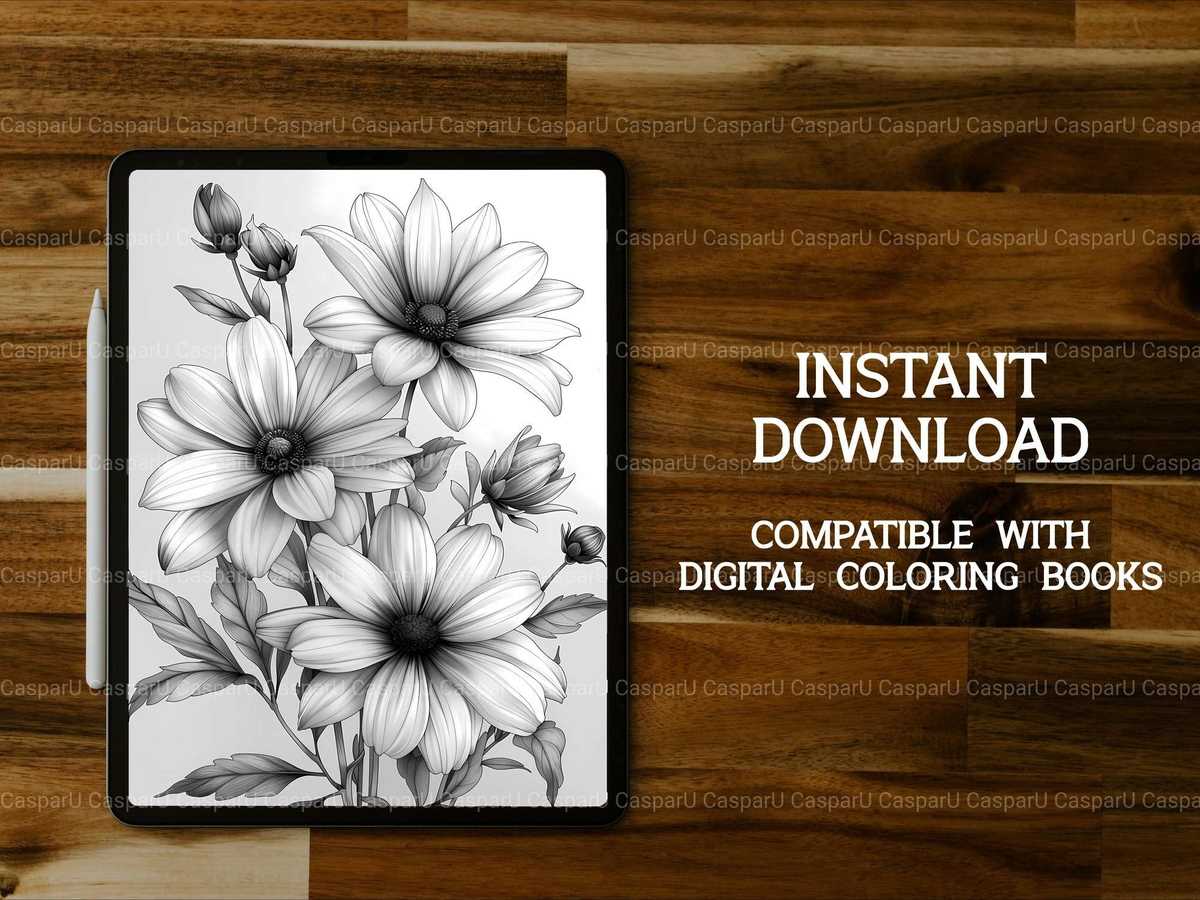 Flower Summer Coloring Books - CraftNest - Digital Crafting and Art