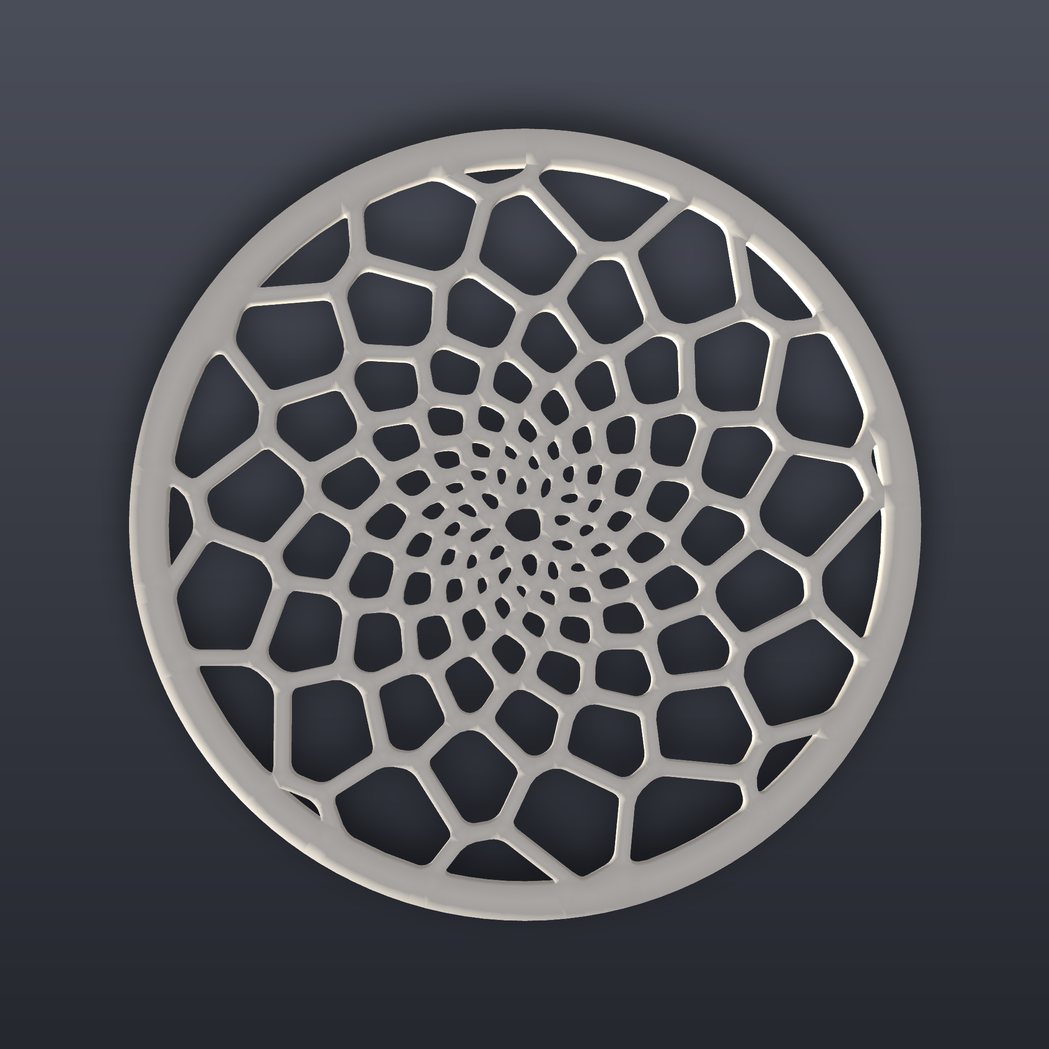 Flower Trivet 3D Print STL File