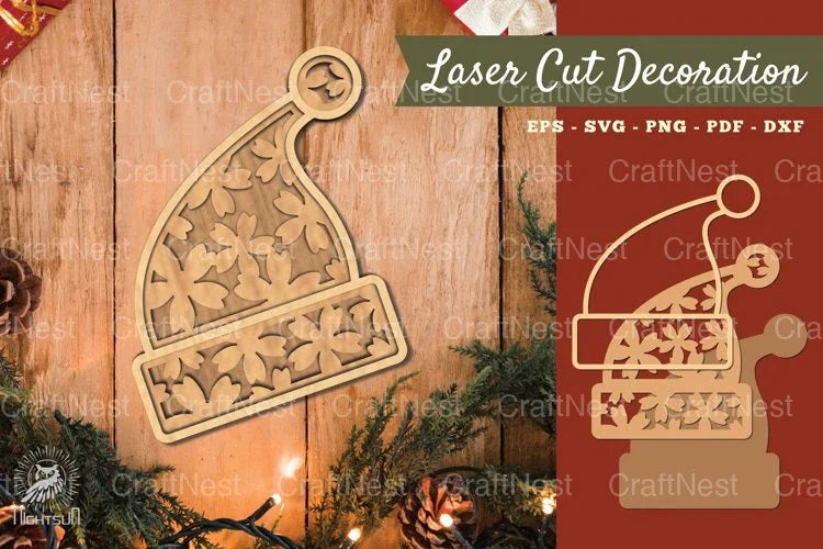 Flowers Beanie 3D Lasercut Decoration Clipart Bundle - CraftNest - Digital Crafting and Art