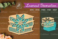 Laser Cut Flower Decoration Clipart Bundle - CraftNest - Digital Crafting and Art