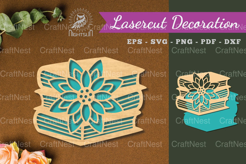 Laser Cut Flower Decoration Clipart Bundle - CraftNest - Digital Crafting and Art