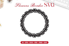 Flowers Border SVG Bundle - CraftNest - Digital Crafting and Art