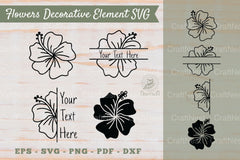 Floral Decorative Elements & Borders Clipart Bundle - CraftNest - Digital Crafting and Art