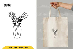 Flowers in Jar SVG Bundle - CraftNest - Digital Crafting and Art