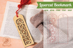 Flowers Laser Cut Bookmark Clipart Bundle - CraftNest - Digital Crafting and Art