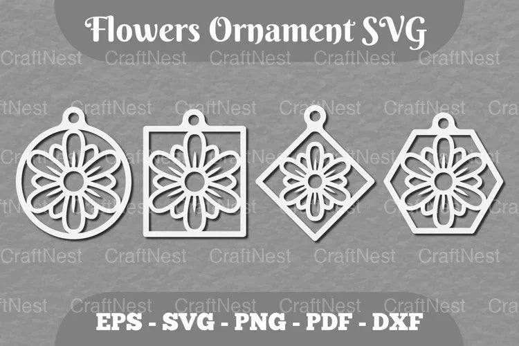 Floral Ornament SVG Bundle - CraftNest - Digital Crafting and Art
