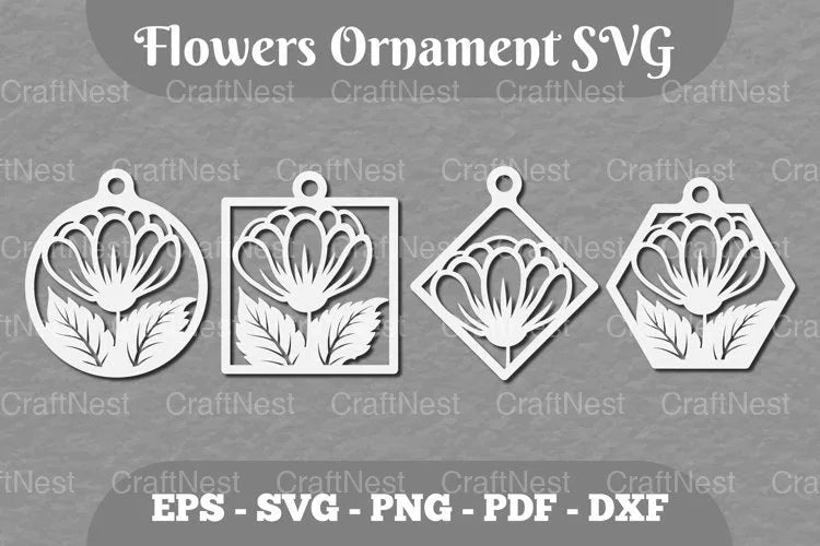 3800 Flowers Ornament SVG Bundle - CraftNest - Digital Crafting and Art