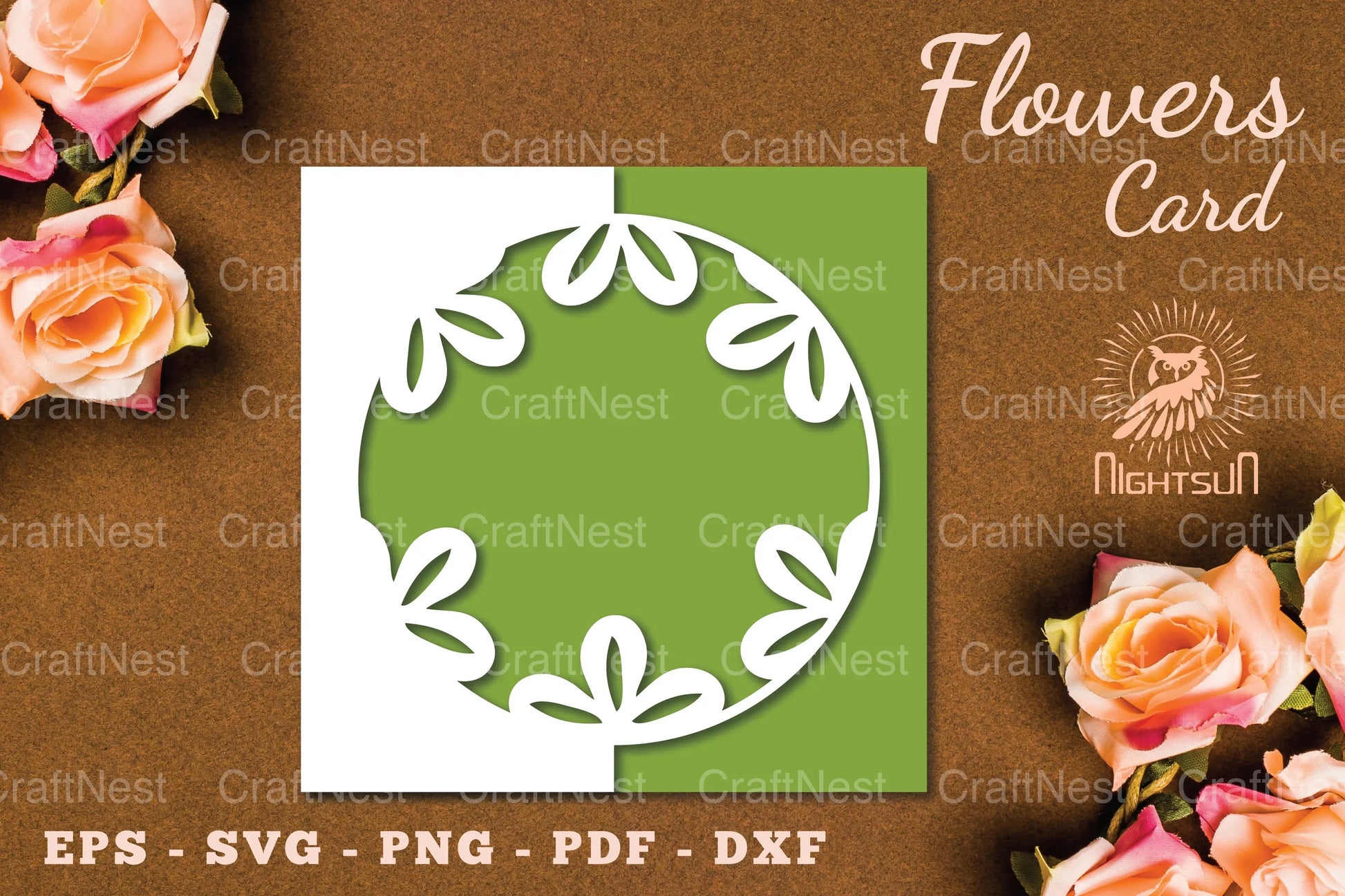 Flowers Papercut Card SVG Bundle - CraftNest - Digital Crafting and Art