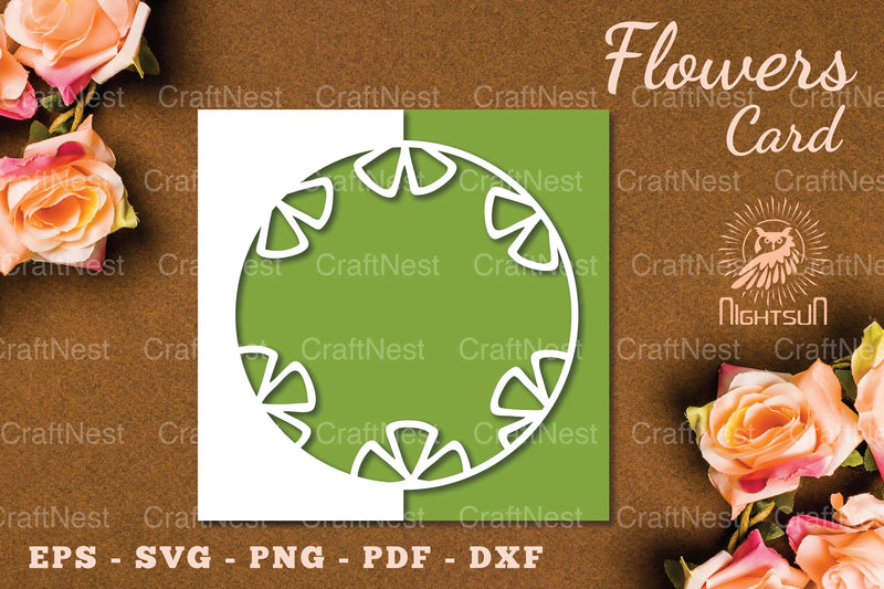 Flowers Papercut Card SVG Bundle - CraftNest - Digital Crafting and Art