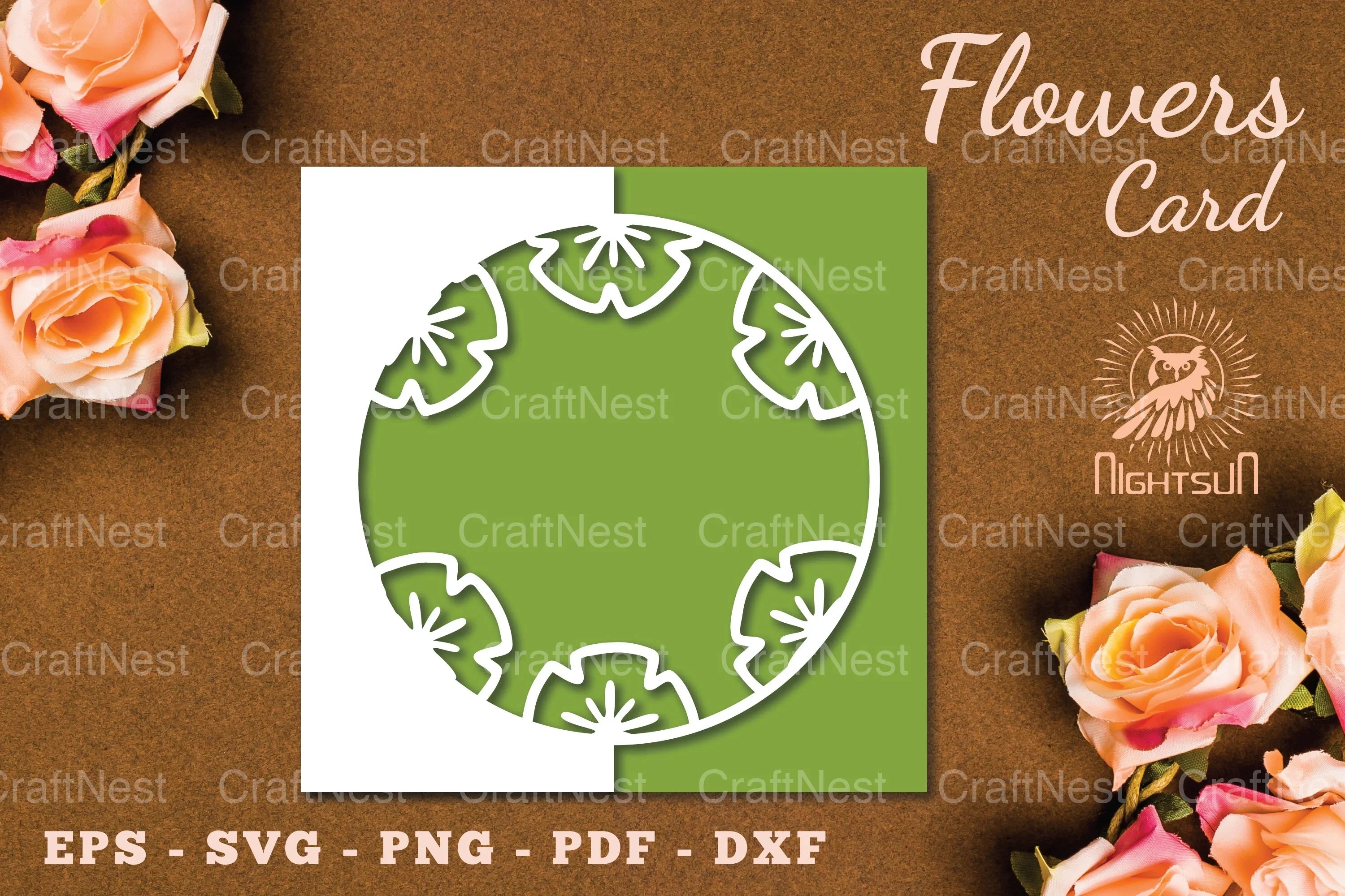 Papercut Flowers Card SVG Bundle - CraftNest - Digital Crafting and Art