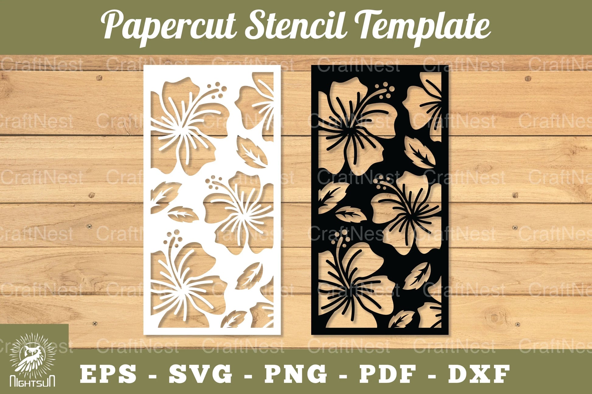Flowers Papercut Stencil Clipart Bundle - CraftNest - Digital Crafting and Art