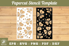 Flowers Papercut Stencil Clipart Bundle - CraftNest - Digital Crafting and Art