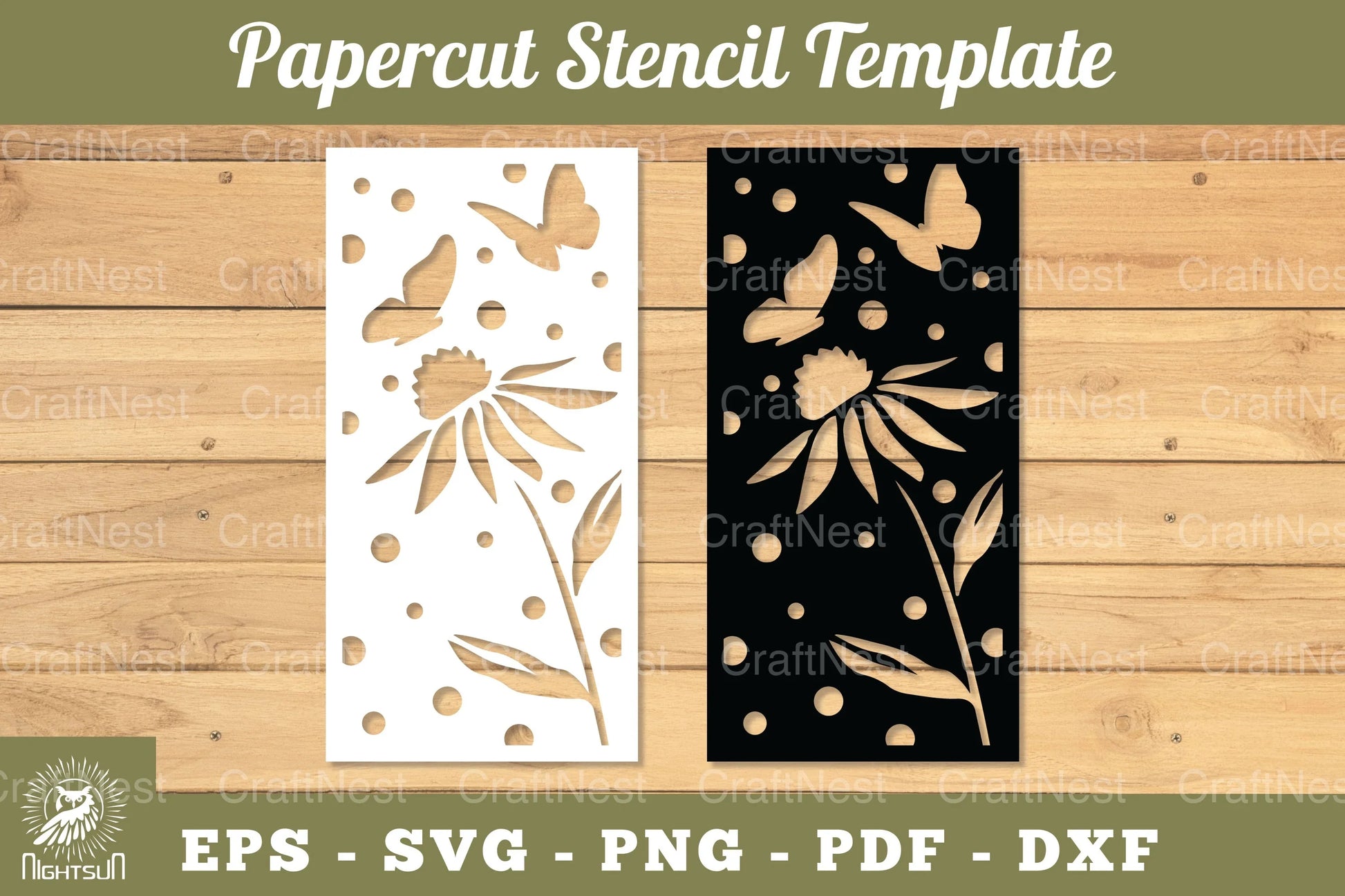 Flowers Papercut Stencil Clipart Bundle - CraftNest - Digital Crafting and Art