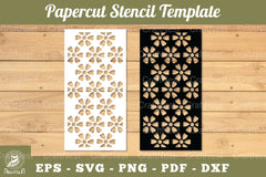 Flowers Papercut Stencil Clipart Bundle - CraftNest - Digital Crafting and Art