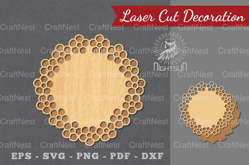 Laser Cut Flower Sign Decoration Bundle - CraftNest - Digital Crafting and Art