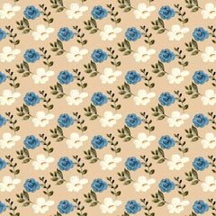 Watercolor Flowers Seamless Digital Paper - CraftNest - Digital Crafting and Art