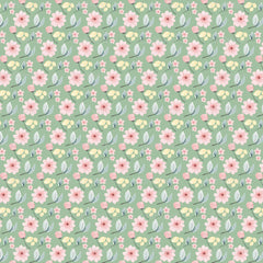 Watercolor Flowers Seamless Digital Paper - CraftNest - Digital Crafting and Art