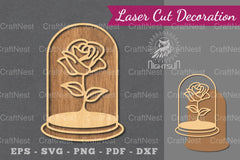 Laser Cut Flower Tube Decorations Bundle - CraftNest - Digital Crafting and Art