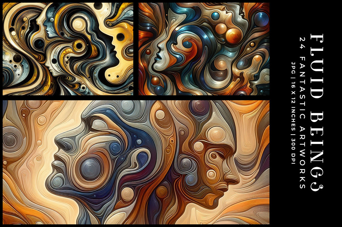 Fluid Beings - Wall Art