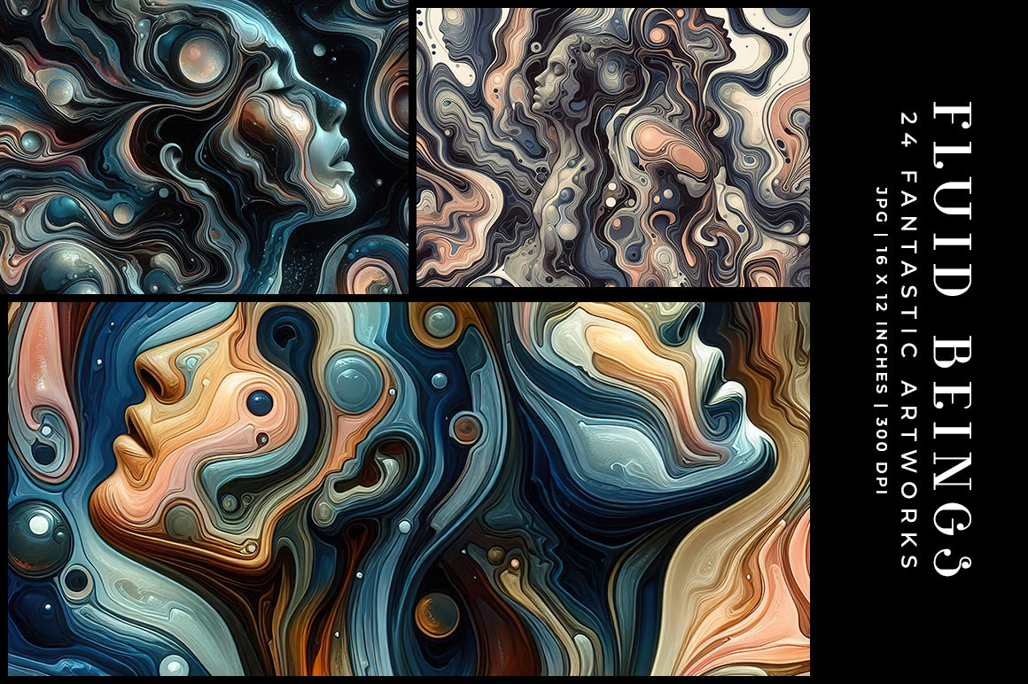 Fluid Beings - Wall Art