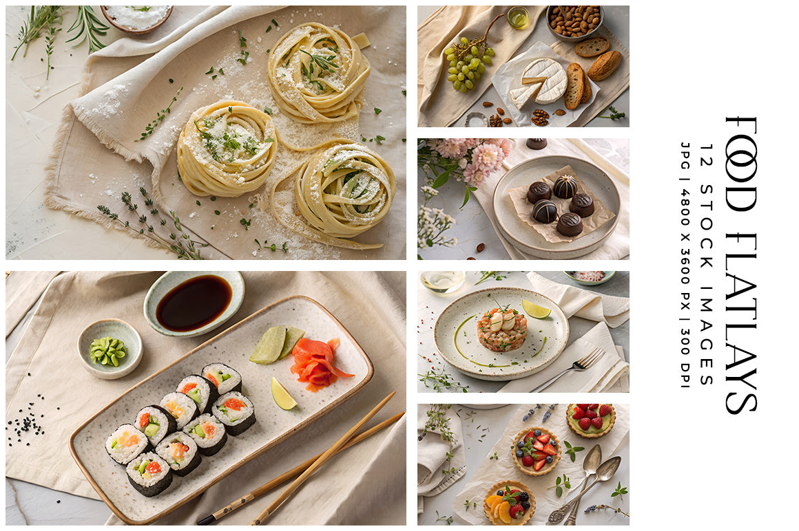 Food Flatlays - Stock Images