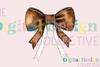 Football Bow PNG Clipart Bundle Design