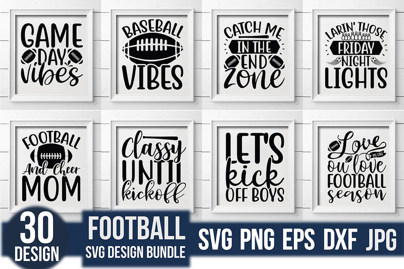Football SVG Bundle 2 - CraftNest - Digital Crafting and Art