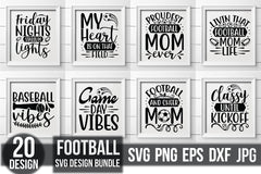 Football SVG Bundle 3 - CraftNest - Digital Crafting and Art