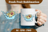 Fresh Avocado Splash Mug Design Bundle