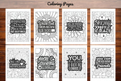 Best Friend Quotes Coloring Book - CraftNest - Digital Crafting and Art