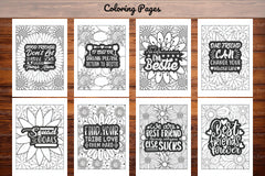 Best Friend Quotes Coloring Book - CraftNest - Digital Crafting and Art