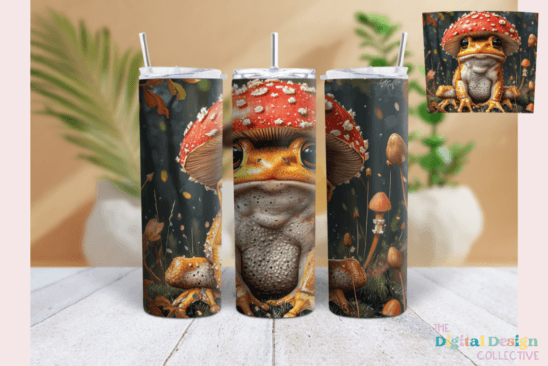 Frog Mushroom Skinny Tumbler Bundle