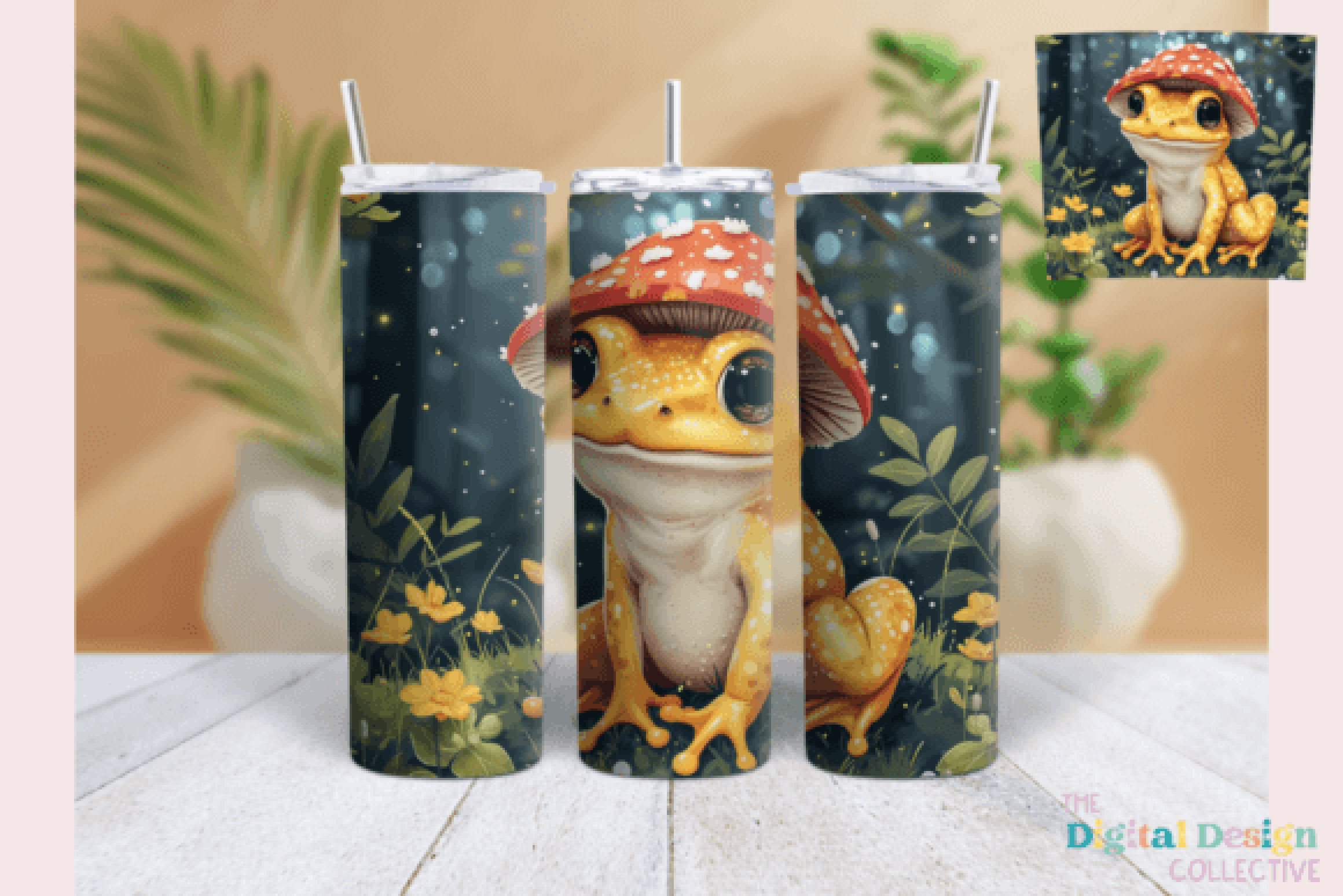 Frog Mushroom Skinny Tumbler Bundle