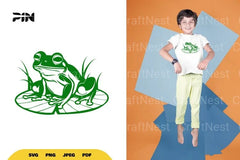 Frog SVG Bundle - CraftNest - Digital Crafting and Art