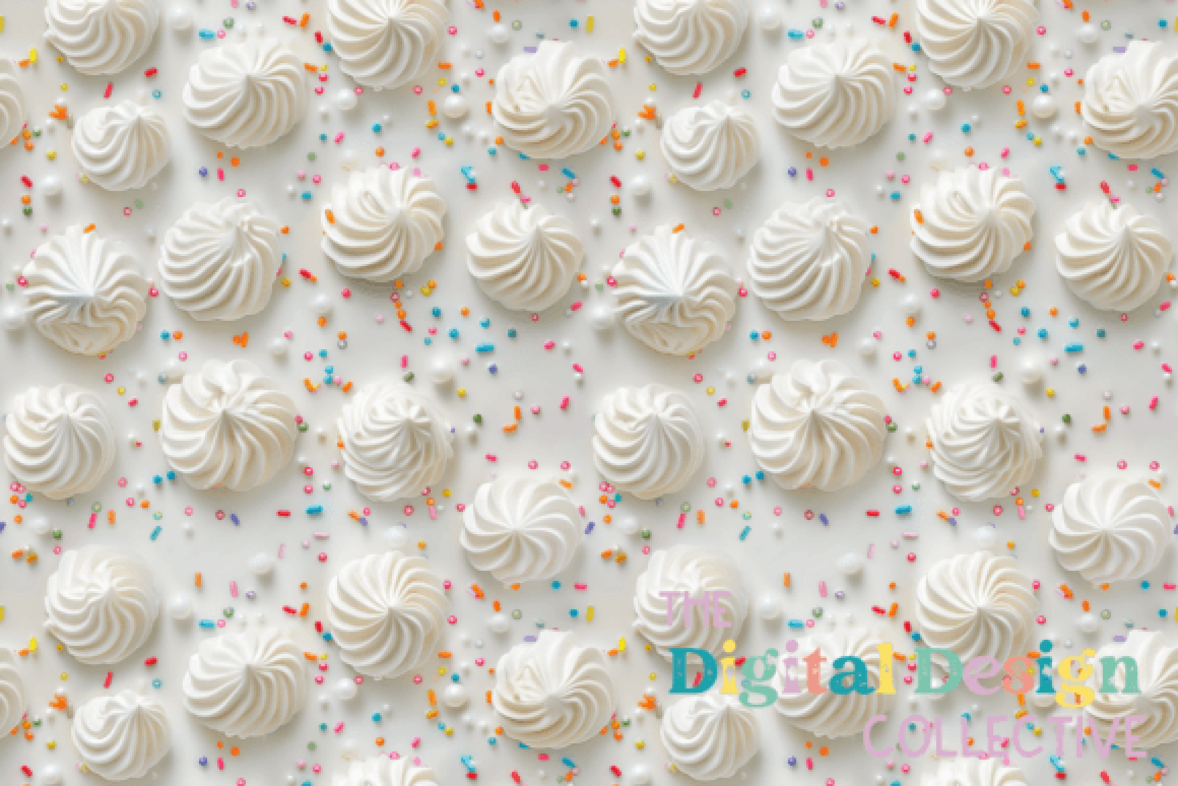 Frosting Seamless Digital Paper - CraftNest - Digital Crafting and Art